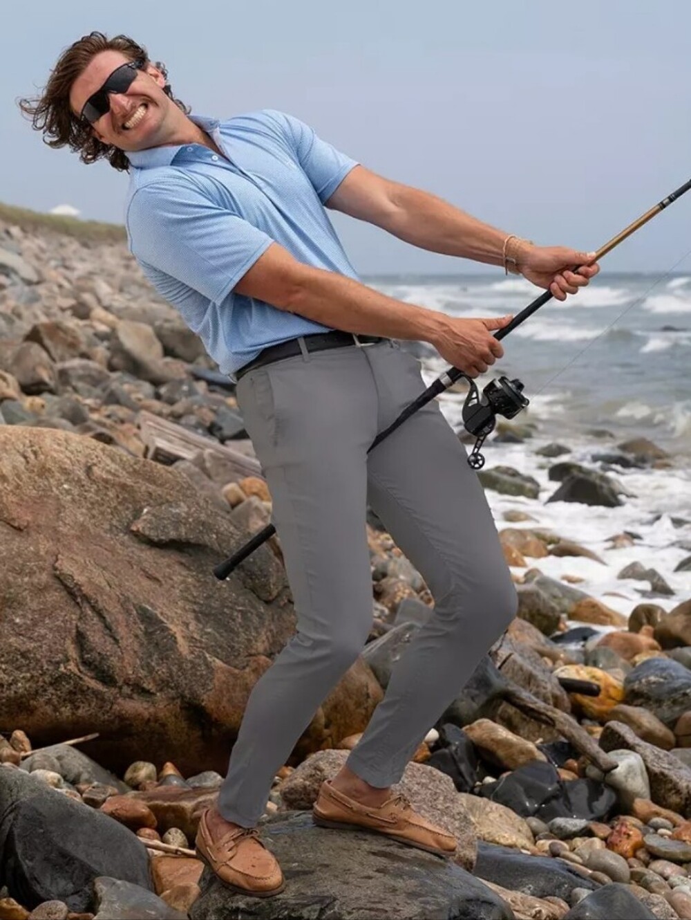 Birddogs Charcoal Gray Lined Chino Pants 30X30 Office Golf Casual